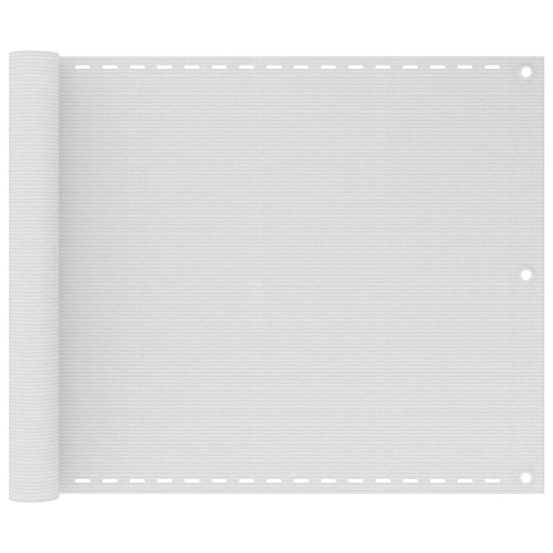 Load image into Gallery viewer, Vidaxl balkonscherm 75x300 cm hdpe wit
