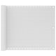Vidaxl balkonscherm 75x500 cm hdpe wit