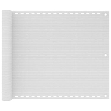 Vidaxl balkonscherm 75x500 cm hdpe wit