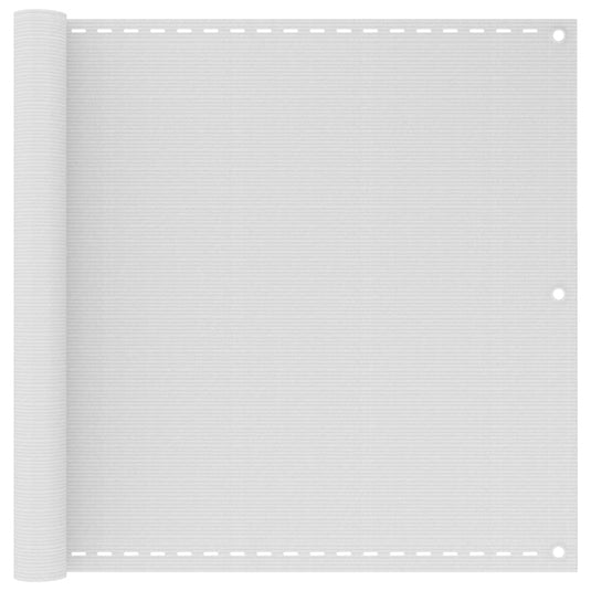 Vidaxl balkonscherm 90x500 cm hdpe wit
