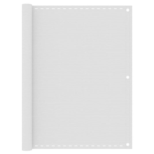 Vidaxl balkonscherm 120x300 cm hdpe wit