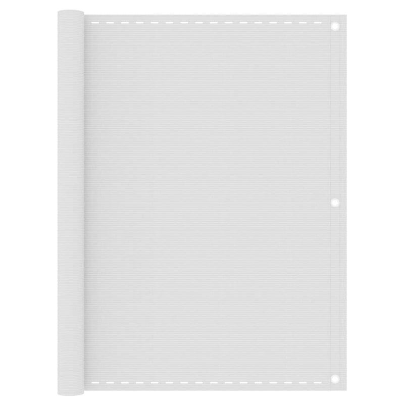 Load image into Gallery viewer, Vidaxl balkonscherm 120x400 cm hdpe wit
