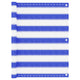 Vidaxl balkonscherm 75x400 cm hdpe blauw en wit