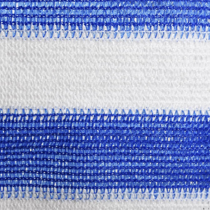 Load image into Gallery viewer, Vidaxl balkonscherm 120x500 cm hdpe blauw en wit
