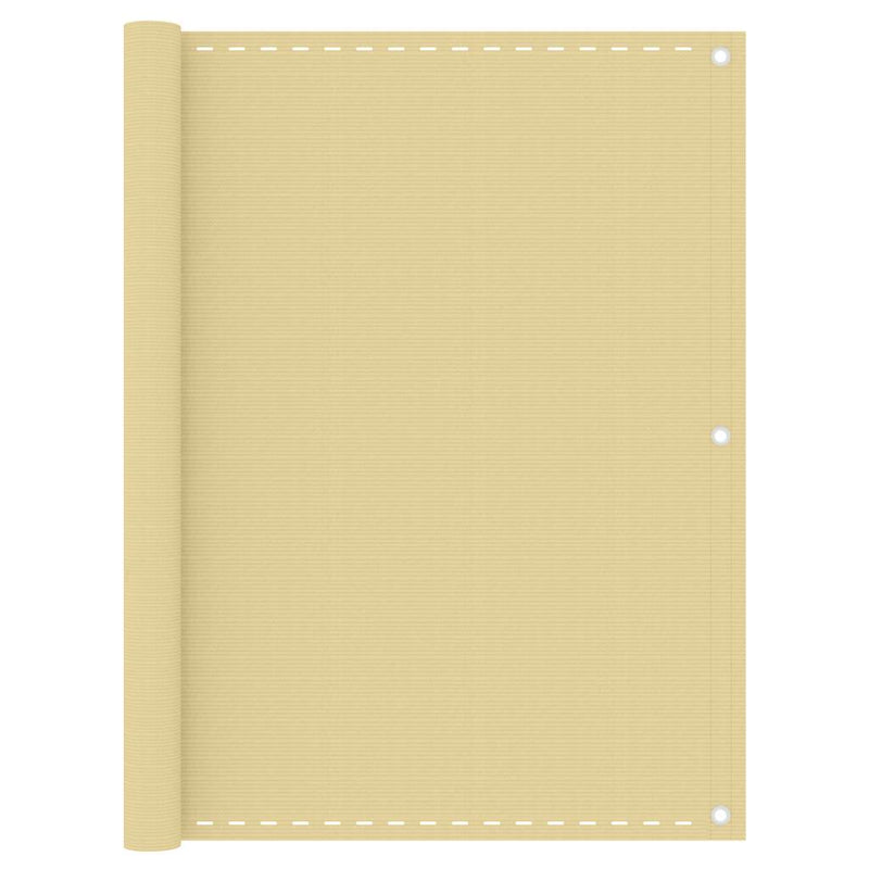 Load image into Gallery viewer, Vidaxl balkonscherm 120x300 cm hdpe beige
