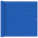 VidaXL Balkonscherm 90x600 cm HDPE blauw