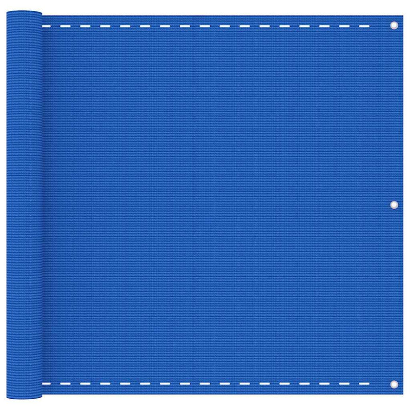 Load image into Gallery viewer, Vidaxl balkonscherm 90x600 cm hdpe blauw
