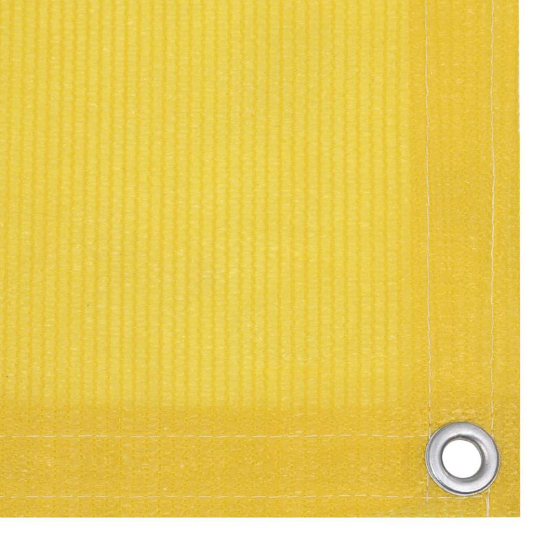 Load image into Gallery viewer, Vidaxl balkonscherm 75x600 cm hdpe geel
