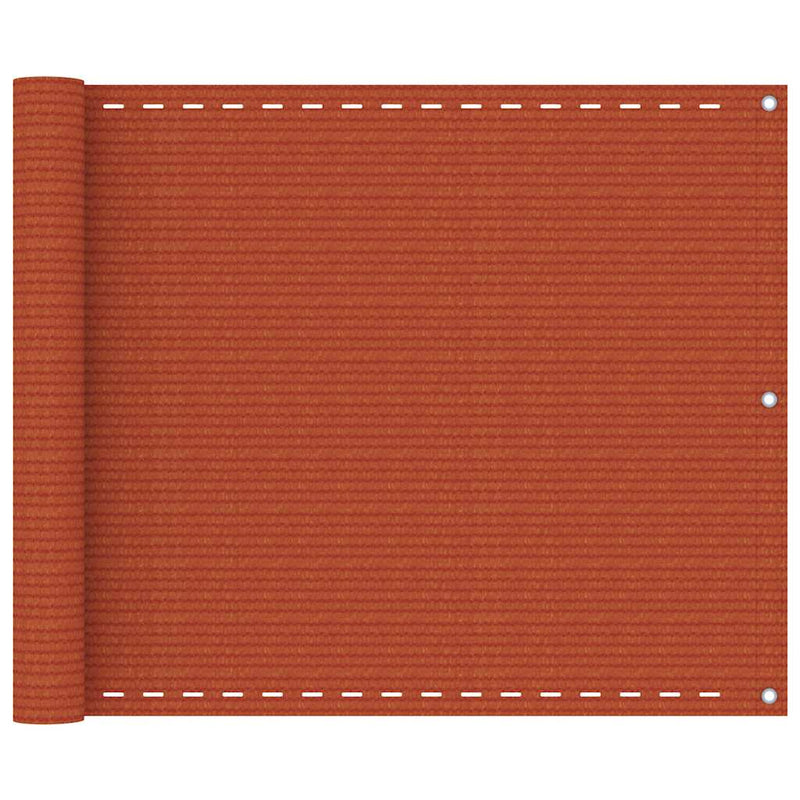 Load image into Gallery viewer, Vidaxl balkonscherm 75x400 cm hdpe oranje

