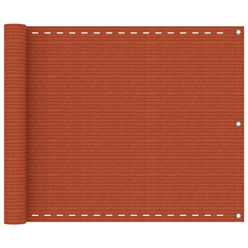 Load image into Gallery viewer, Vidaxl balkonscherm 75x400 cm hdpe oranje
