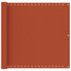 Vidaxl balkonscherm 90x500 cm hdpe oranje