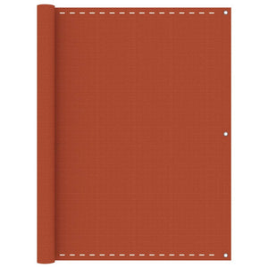 VidaXL Balkonscherm 120x300 cm HDPE oranje
