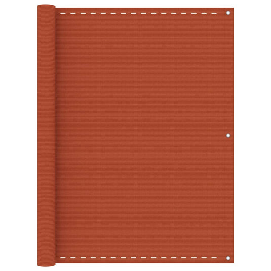 VidaXL Balkonscherm 120x300 cm HDPE oranje