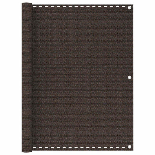 Vidaxl balkonscherm 120x400 cm hdpe bruin
