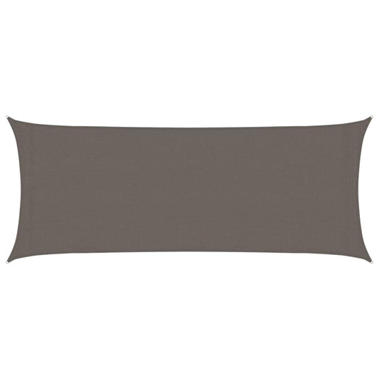 Vidaxl zonnezeil 160 g m² 2x5 m hdpe antracietkleurig