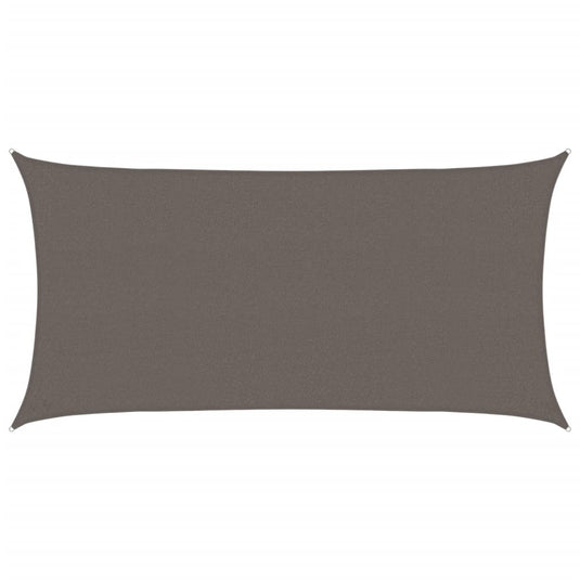 Vidaxl zonnezeil 160 g m² 2,5x4,5 m hdpe antracietkleurig