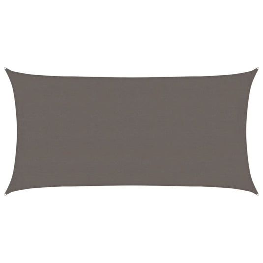 Vidaxl zonnezeil 160 g m² 4x7 m hdpe antracietkleurig