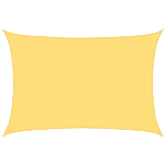 Vidaxl zonnezeil 160 g m² 3x4 m hdpe beige