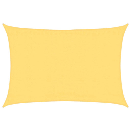 Vidaxl zonnezeil 160 g m² 3,5x4,5 m hdpe beige