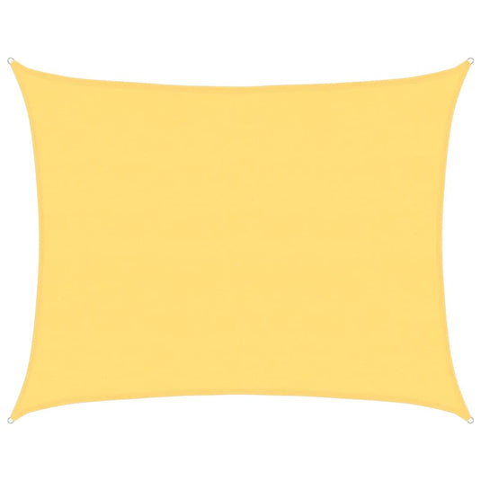 Vidaxl zonnezeil 160 g m² 6x7 m hdpe beige
