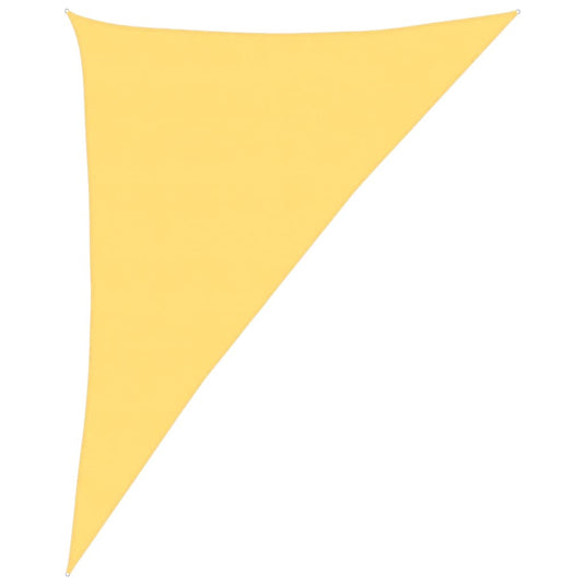 VidaXL Zonnezeil 160 g m² 4x5x6,8 m HDPE beige