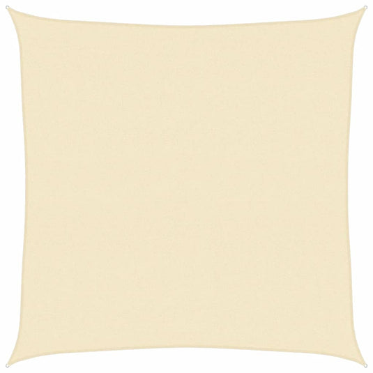 Vidaxl zonnezeil 160 g m² 4,5x4,5 m hdpe crèmekleurig