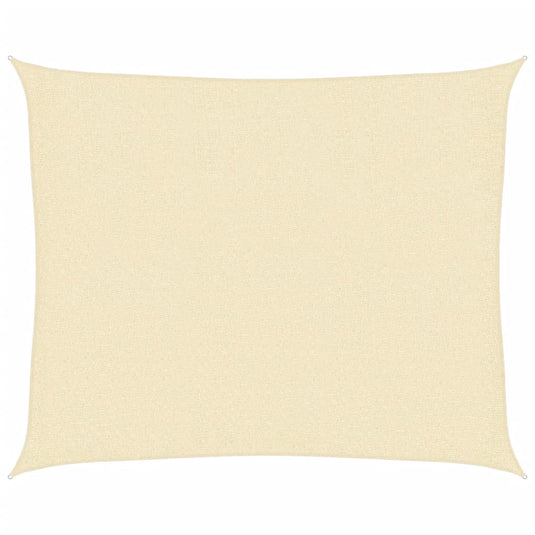 Vidaxl zonnezeil 160 g m² 2,5x3 m hdpe crèmekleurig