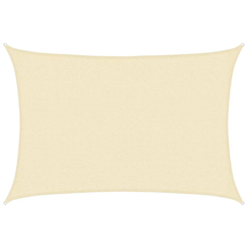 Afbeelding laden in galerijviewer, Vidaxl zonnezeil 160 g m² 2,5x4 m hdpe crèmekleurig
