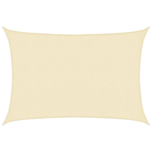 Vidaxl zonnezeil 160 g m² 2,5x4 m hdpe crèmekleurig