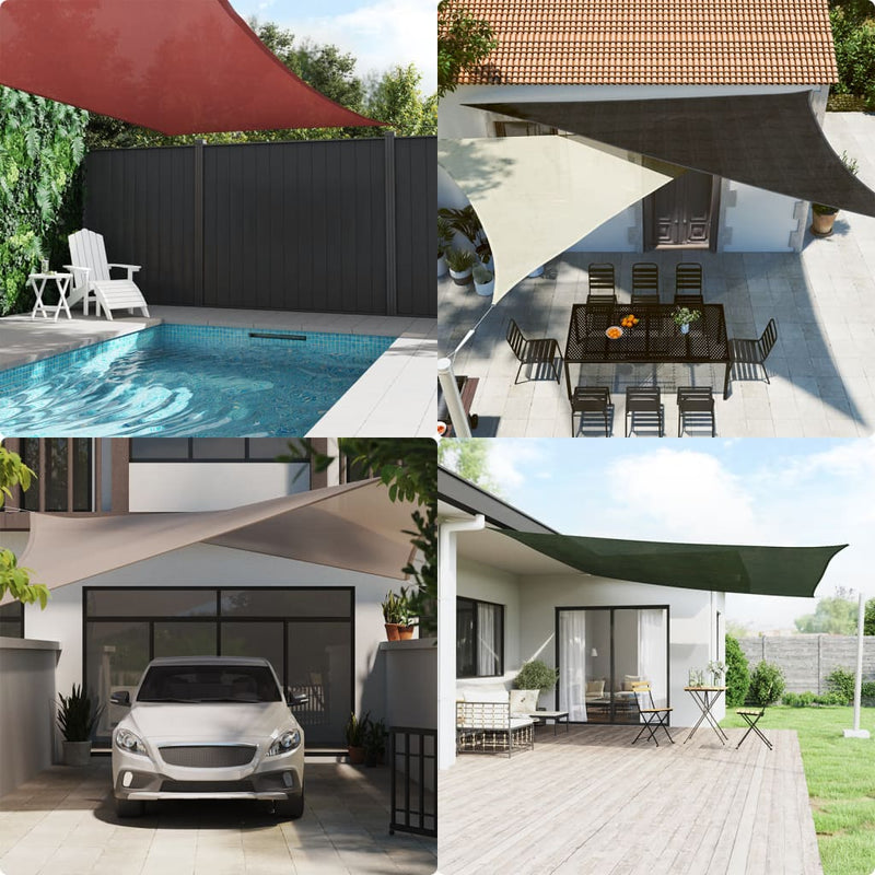 Load image into Gallery viewer, Vidaxl zonnezeil 160 g m² 4x5 m hdpe crèmekleurig
