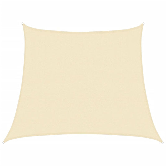 Vidaxl zonnezeil 160 g m² 3 4x3 m hdpe crèmekleurig