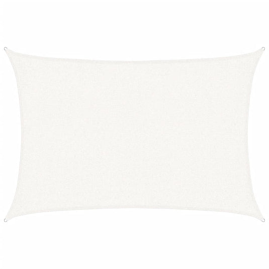 VidaXL Zonnezeil 160 g m² 2x2,5 m HDPE wit