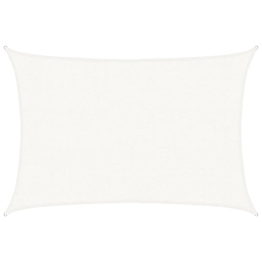 Vidaxl zonnezeil 160 g m² 3x4 m hdpe wit