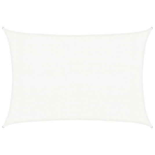 Vidaxl zonnezeil 160 g m² 3x4,5 m hdpe wit