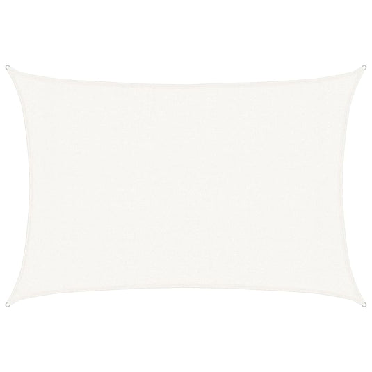 Vidaxl zonnezeil 160 g m² 3x5 m hdpe wit