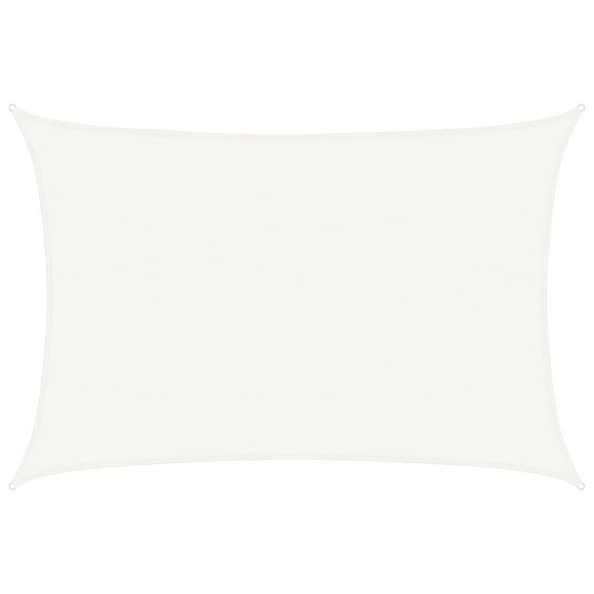 Vidaxl zonnezeil 160 g m² 5x6 m hdpe wit