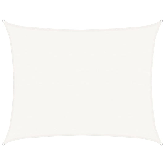Vidaxl zonnezeil 160 g m² 6x8 m hdpe wit
