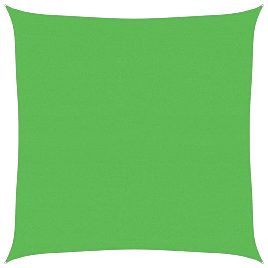 Vidaxl zonnezeil 160 g m² 4x4 m hdpe lichtgroen