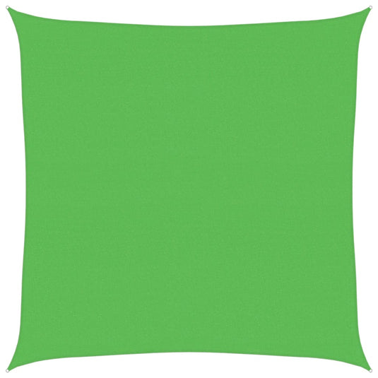 Vidaxl zonnezeil 160 g m² 4,5x4,5 m hdpe lichtgroen