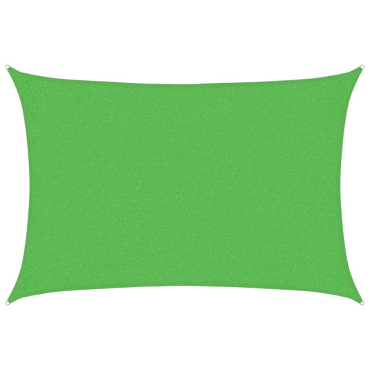 Vidaxl zonnezeil 160 g m² 2x2,5 m hdpe lichtgroen