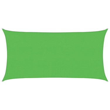 Vidaxl zonnezeil 160 g m² 2,5x4,5 m hdpe lichtgroen