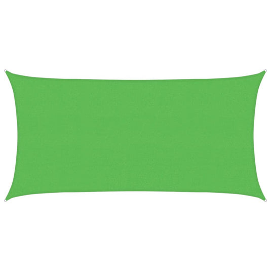 Vidaxl zonnezeil 160 g m² 2,5x4,5 m hdpe lichtgroen