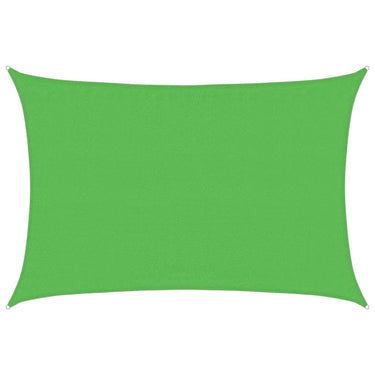Vidaxl zonnezeil 160 g m² 3,5x5 m hdpe lichtgroen