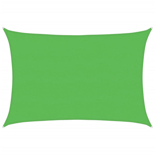 Vidaxl zonnezeil 160 g m² 5x6 m hdpe lichtgroen