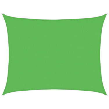Vidaxl zonnezeil 160 g m² 6x7 m hdpe lichtgroen