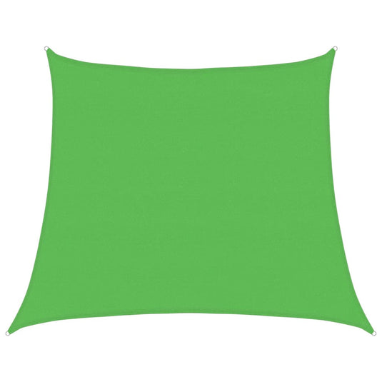 Vidaxl zonnezeil trapezium 160 g m² 4 5x4 m hdpe lichtgroen