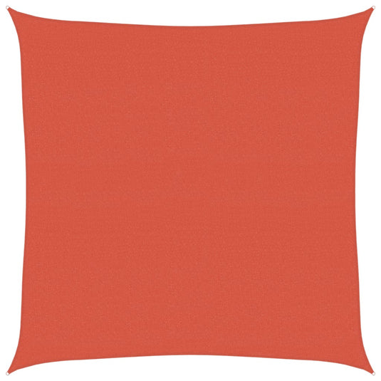Vidaxl zonnezeil 160 g m² 4x4 m hdpe terracottakleurig