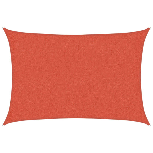 Vidaxl zonnezeil 160 g m² 2x2,5 m hdpe terracottakleurig