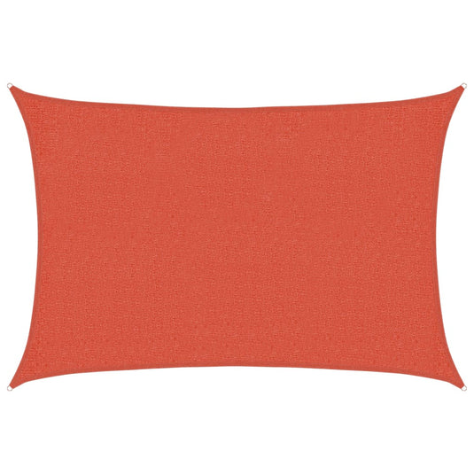 Vidaxl zonnezeil 160 g m² 2x3 m hdpe terracottakleurig