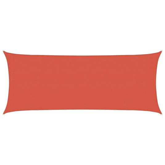 Vidaxl zonnezeil 160 g m² 2x4,5 m hdpe terracottakleurig